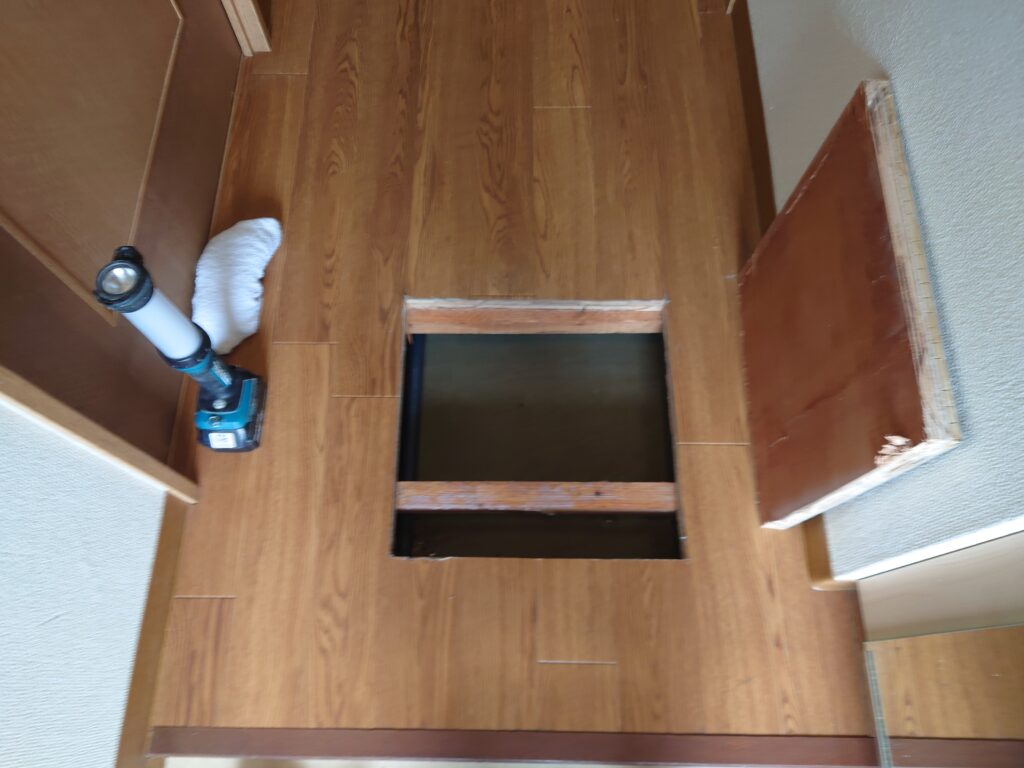 マンション水漏れ事例2_配管切り回し