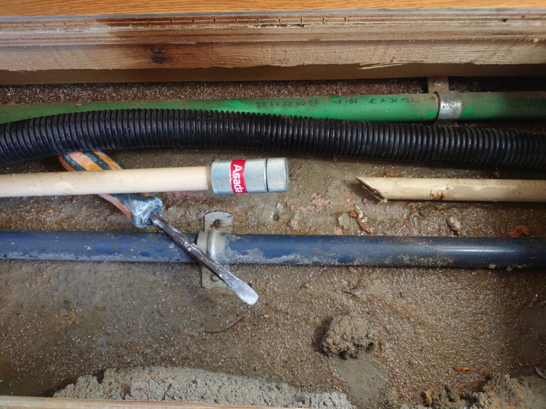 [マンション]水漏れ補修工事２_配管切り回し